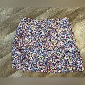 Tek Gear Floral Mini Athletic Skort - Multicolor Stylish Floral, Pockets